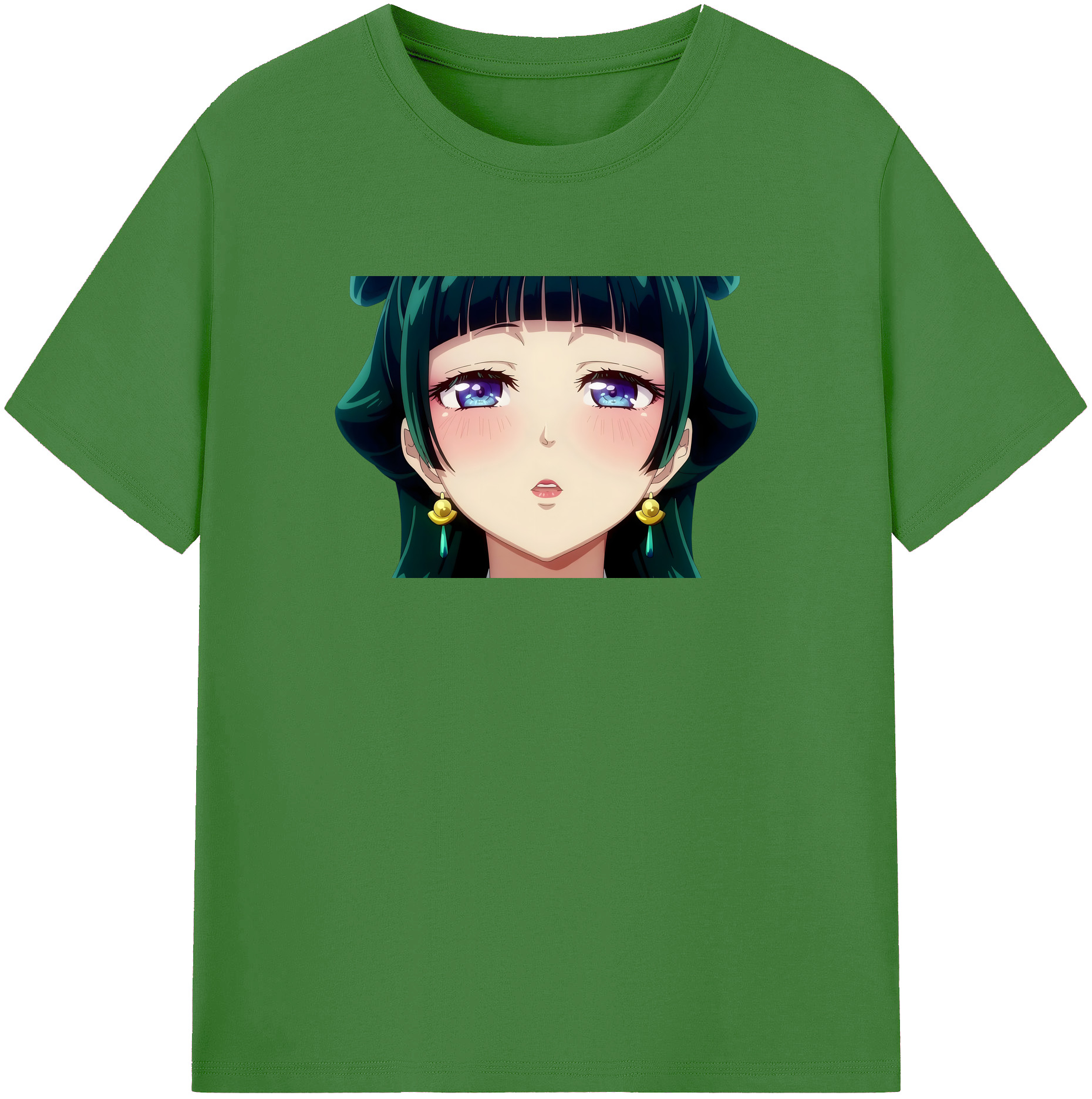 （画像用） 薬屋のひとりごと The Apothecary Diaries レディースカジュアルプリントTシャツ（綿100％）